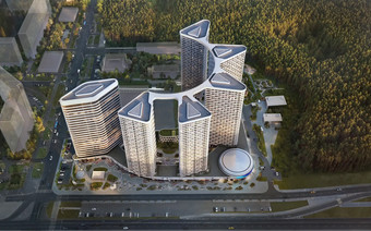 ЖК “Родина Переделкино” с высоты птичьего полета