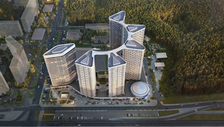 ЖК “Родина Переделкино” с высоты птичьего полета