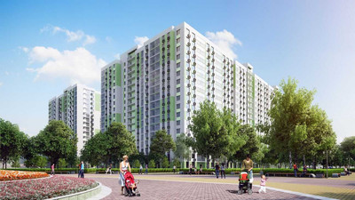 Планировка однокомнатной(квартира) площадью 39.7 квадратных метров в ЖК “ЖК Лидер Парк”