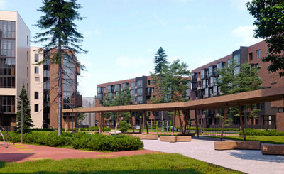 Планировка студии(квартира) площадью 21.8 квадратных метров в ЖК “ЖК Лесная Отрада”