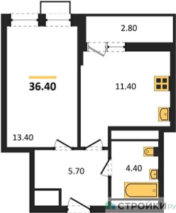 Планировка квартиры, ID 314707