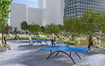 Зона отдыха в ЖК "Свет"