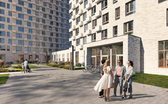 Территория у ЖК "Волоколамское 24"