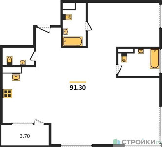 Планировка квартиры, ID 120724