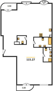 Планировка квартиры, ID 90870