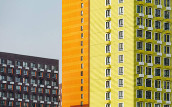 Фасад корпуса в ЖК "Измайловский лес"