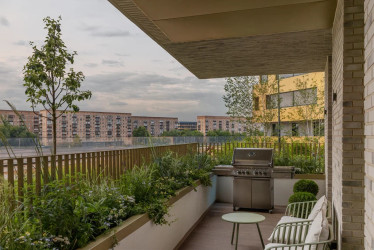 Планировка трехкомнатной(квартира) площадью 101.3 квадратных метров в ЖК “Квартал Foriver”