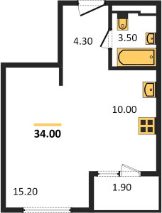 Планировка квартиры, ID 119858
