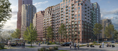 Планировка однокомнатной(квартира) площадью 34 квадратных метров в ЖК “ЖК Зеленый парк”