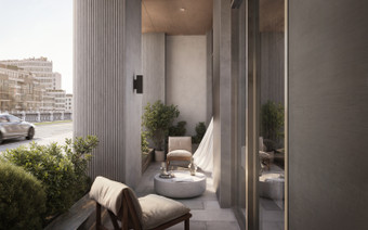 Терраса в ЖК "Садовническая 69"