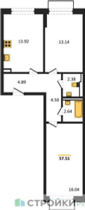 Планировка квартиры, ID 266709