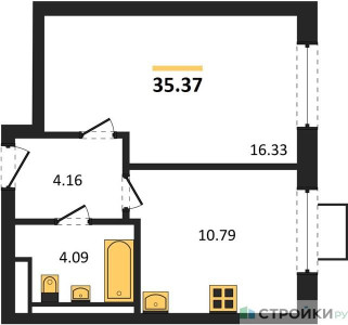 Планировка квартиры, ID 456358