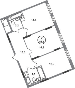 Планировка квартиры, ID 387799