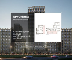 Планировка трехкомнатной(квартира) площадью 192.1 квадратных метров в “ЖК Квартал Метроном”