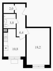 Планировка квартиры, ID 399563