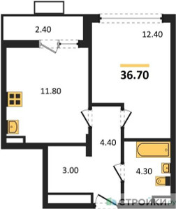 Планировка квартиры, ID 265908