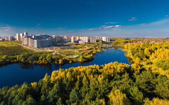 Вид из далека на ЖК Эко Видное 2.0