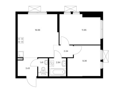 Планировка квартиры, ID 136375