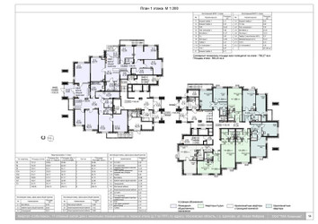 Планировка однокомнатной(квартира) площадью 44.5 квадратных метров в ЖК “ЖК Соболевка”