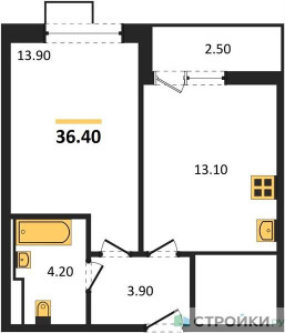 Планировка квартиры, ID 291607