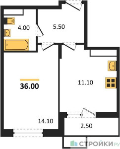 Планировка квартиры, ID 134101