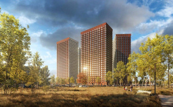 Общий вид на ЖК "Волоколамское 24"