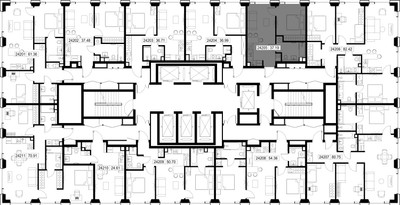 Планировка однокомнатной(квартира) площадью 37.2 квадратных метров в ЖК “ЖК СЕТ”