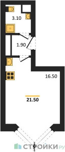Планировка квартиры, ID 412752