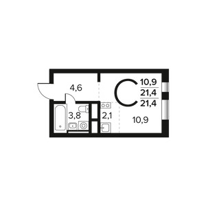 Планировка квартиры, ID 550977
