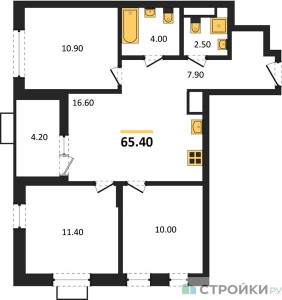 Планировка квартиры, ID 474128
