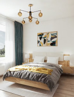 Отделка спальни в ЖК “1-й Ясеневский”