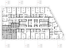 Планировка трехкомнатной(квартира) площадью 89.4 квадратных метров в “Дом премиум-класса МИРА”