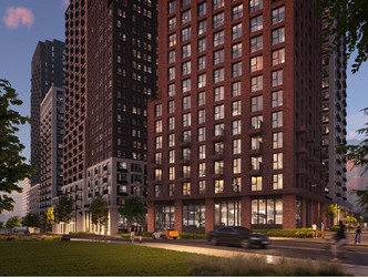 Планировка двухкомнатной(квартира) площадью 57.7 квадратных метров в ЖК “Квартал Мит”