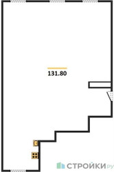 Планировка трехкомнатной(квартира) площадью 131.8 квадратных метров в ЖК “ЖК Лайм”