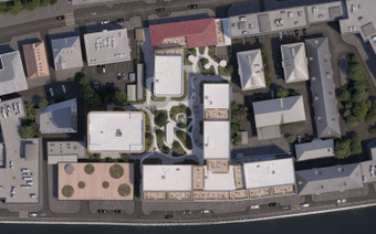 ЖК "Садовническая 69" с высоты птичьего полета