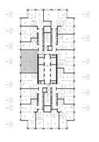Планировка двухкомнатной(квартира) площадью 61.5 квадратных метров в “ЖК СЕТ”