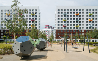 Зона для игр и спорта в ЖК "Green Park"