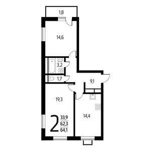 Планировка квартиры, ID 550328