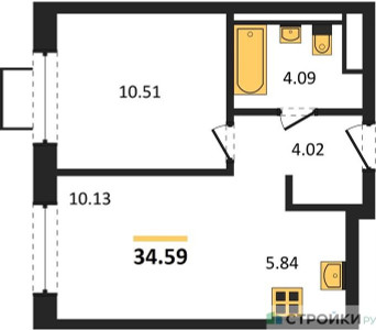 Планировка квартиры, ID 432940