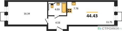 Планировка квартиры, ID 284288