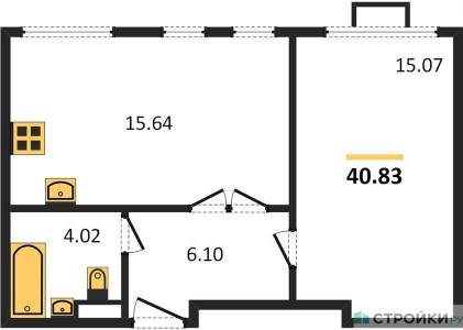 Планировка апартаментов, ID 143139