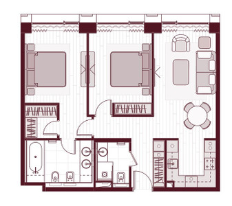 Планировка квартиры, ID 206119