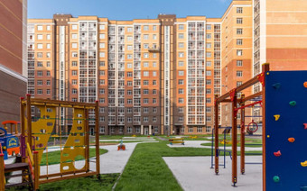 Вид с детской площадки