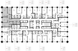 Планировка трехкомнатной(квартира) площадью 91.9 квадратных метров в “Дом премиум-класса МИРА”
