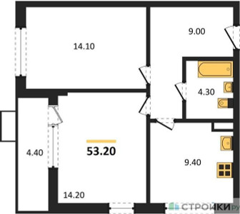 Планировка квартиры, ID 350201