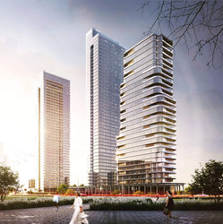 Планировка двухкомнатной(квартира) площадью 65.3 квадратных метров в ЖК “ICE TOWERS (Айс Тауэрс)”