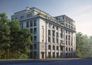 Планировка 4+ комнатной(квартира) площадью 219.8 квадратных метров в ЖК “ЖК Клубный дом "Малая Бронная 15"”