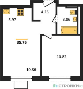 Планировка квартиры, ID 456259