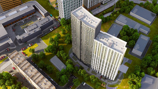 Планировка двухкомнатной(квартира) площадью 38.25 квадратных метров в “ЖК Тринити”