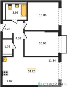 Планировка квартиры, ID 422678